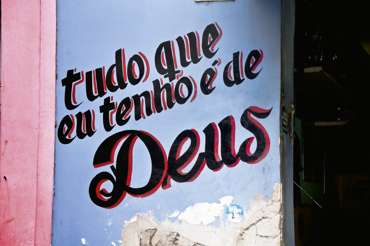 Religious wall sign, Salgado, Caruaru-PE [2013].